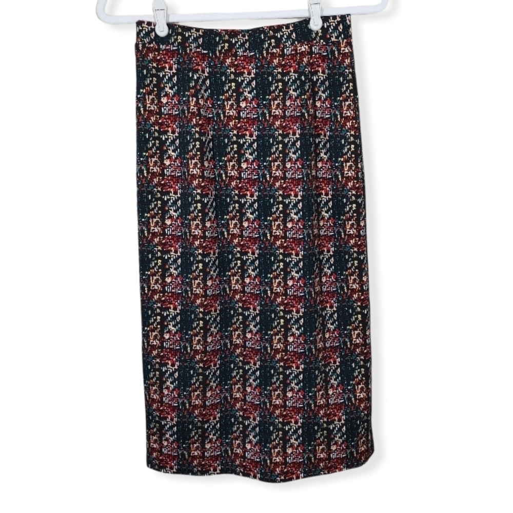 Everleigh Broken Plaid Pencil Skirt Size Small